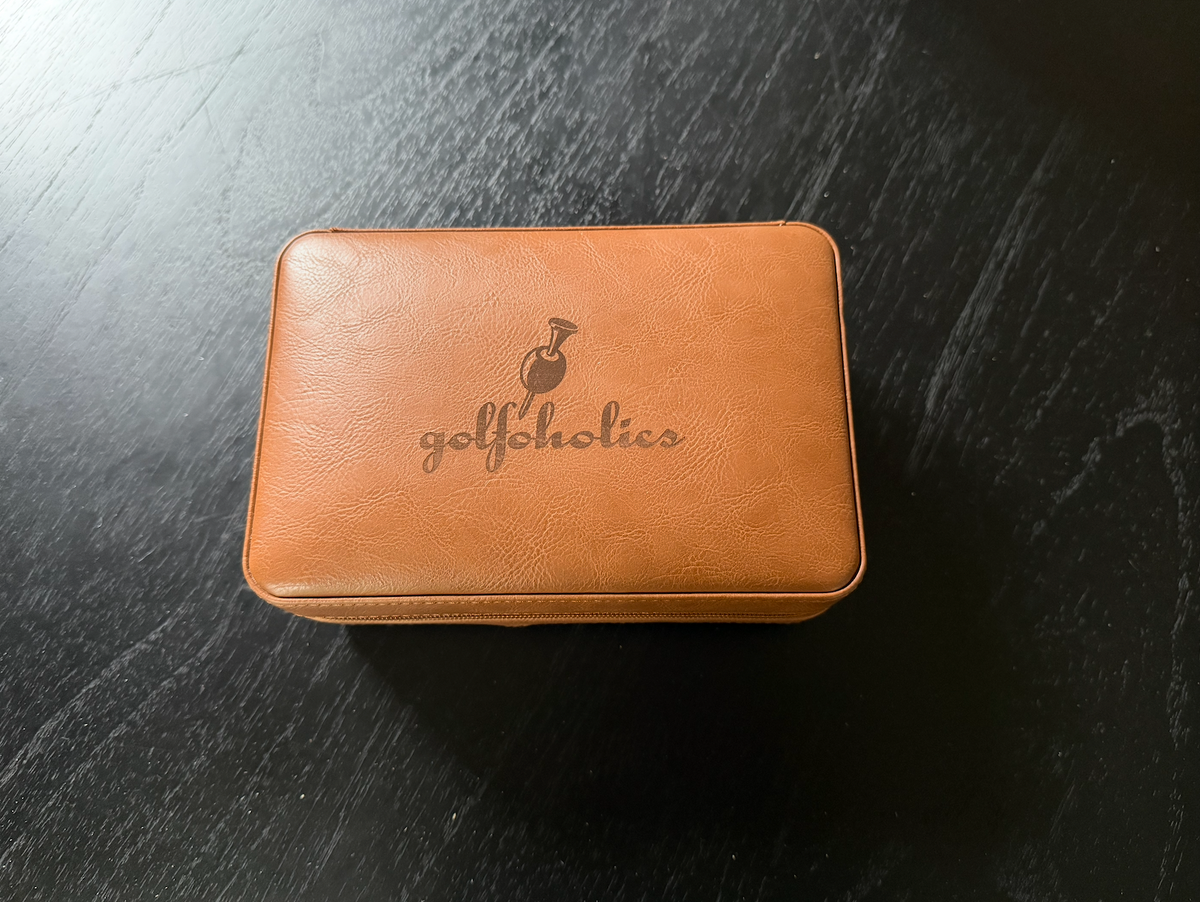 Golfoholics Travel Cigar Humidor Case