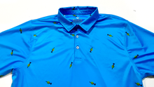 Load image into Gallery viewer, Golfoholics Tee &amp; Olive Performance Polo