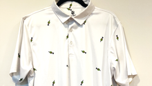 Load image into Gallery viewer, Golfoholics Tee &amp; Olive Performance Polo